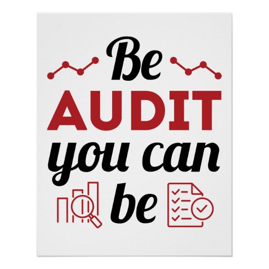 Wees een audit die u als geldend accountantscontro perfect poster (Voorkant)