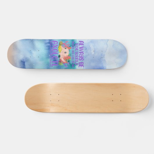 Wees een Axolotl Skateboard (Horizontaal)
