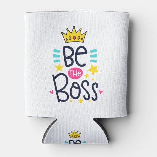 Wees een baas blikjeskoeler (Voorkant)