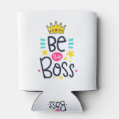 Wees een baas blikjeskoeler (Achterkant)