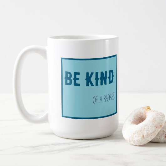 Wees een beetje een badass koffiemok (Met donut)