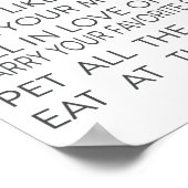 Wees een beste vriend die de waarheid vertelt over poster (Hoek)