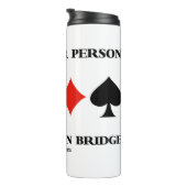Wees een beter persoon in het leven en in bridge thermosbeker (Geroteerd rechts)