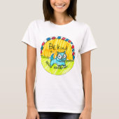 Wees een blauwe kat t-shirt (Voorkant)