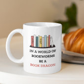 Wees een boek Dragon Mok boek liefhebber cadeau