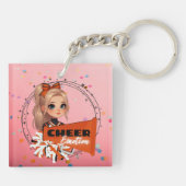 Wees een cheerleader Sleutelhanger (Achterkant)