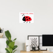 Wees een dame, lieverd poster (Thuiskantoor)
