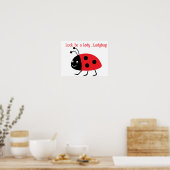 Wees een dame, lieverd poster (Keuken)