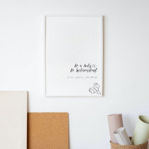 Wees een dame wees onafhankelijk feministisch RBG