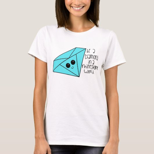 Wees een diamantTanktop T-shirt (Voorkant)