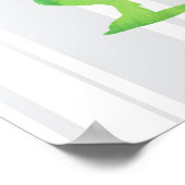 Wees een Dinosaur-Poster Poster (Hoek)