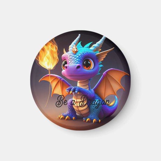 Wees een drakenmagneet magneet (Voorkant)