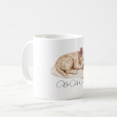 Wees Een Dromer Hond Koffiemok (Voorkant links)