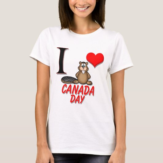 Wees een echte Canadees T-shirt (Voorkant)