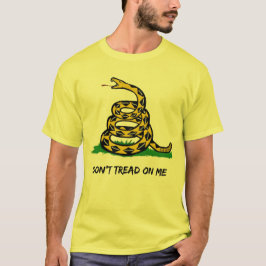 Wees een echte libertariër, treed niet op mij t-shirt