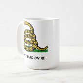 Wees een echte vrijheidsstrijder. Loop niet op mij Koffiemok (Voorkant links)