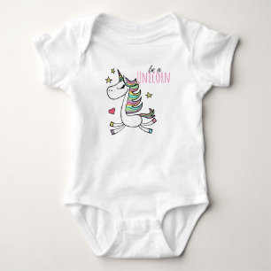Wees Een Eenhoorn Baby Jersey Bodysuit