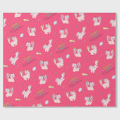 Wees een eenhoorn regenboogkleur met sterren en ha cadeaupapier (Vlak)