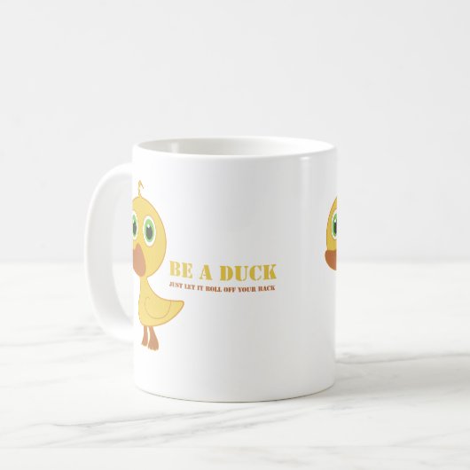 Wees een eikel koffiemok (Voorkant links)