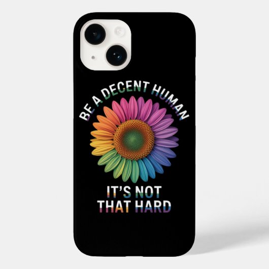 Wees een fatsoenlijk mens, het is niet zo moeilijk Case-Mate iPhone case (Achterkant)