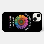 Wees een fatsoenlijk mens, het is niet zo moeilijk Case-Mate iPhone case (Achterkant (horizontaal))