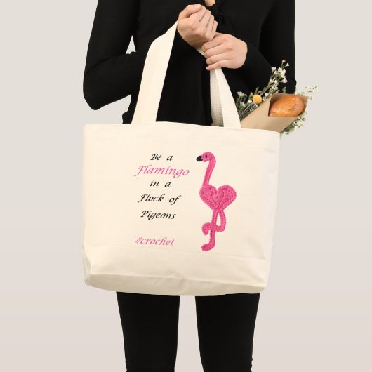 Wees een Flamingo Canvas tas (Voorkant (product))