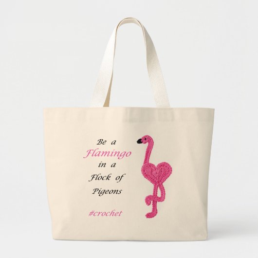Wees een Flamingo Canvas tas (Voorkant)