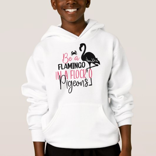 Wees een flamingo in een kudde duiven (Voorkant)