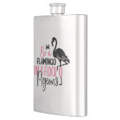 Wees een flamingo in een kudde duiven flacon (Links)