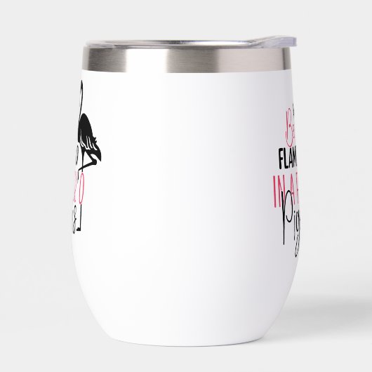 Wees een flamingo in een zwerm duiven-27308 (Links)