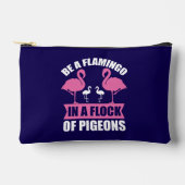 Wees een flamingo in een zwerm duiven etui (Voorkant)