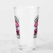 Wees een flamingo in een zwerm duiven glas (Links)