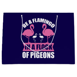 Wees een flamingo in een zwerm duiven groot cadeauzakje
