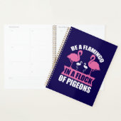 Wees een flamingo in een zwerm duiven planner (Display)