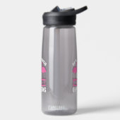 Wees een flamingo in een zwerm duiven waterfles (Links)