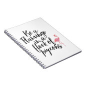Wees een Flamingo - Inspirerend Journal Notitieboek (Rechterzijde)