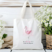 Wees een Flamingo Tote Bag