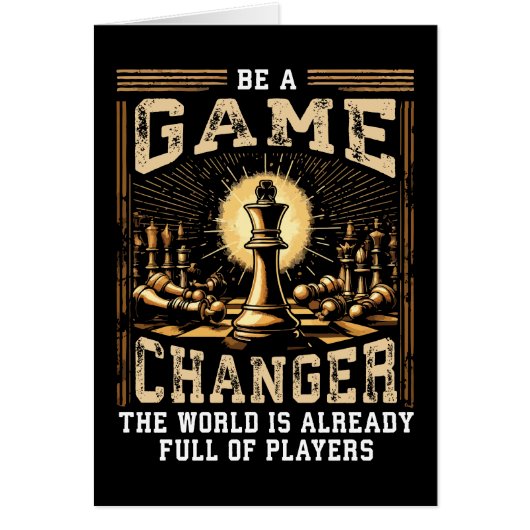 Wees een Game Changer - Motivatie voor schaaksucce (Voorkant)