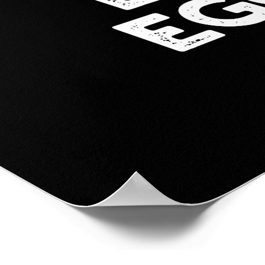 Wees een goed eig-voorbeeld grappig eierstokje don poster (Hoek)