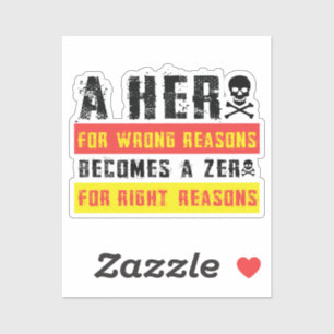 Wees een goed mens sticker