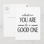 Wees een goede - Inspirerend Kaart (Voorkant / Achterkant)