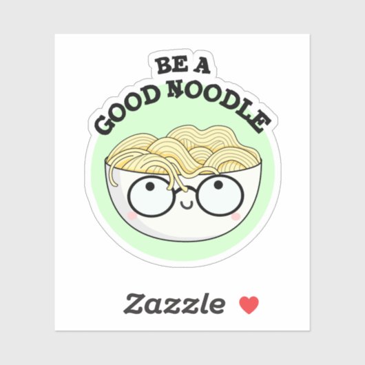 Wees een goede neodle-koetskot van de nonsens. sticker (Vel)