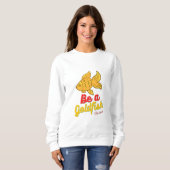 Wees een goudvis Basic Sweatshirt (Voorkant volledig)