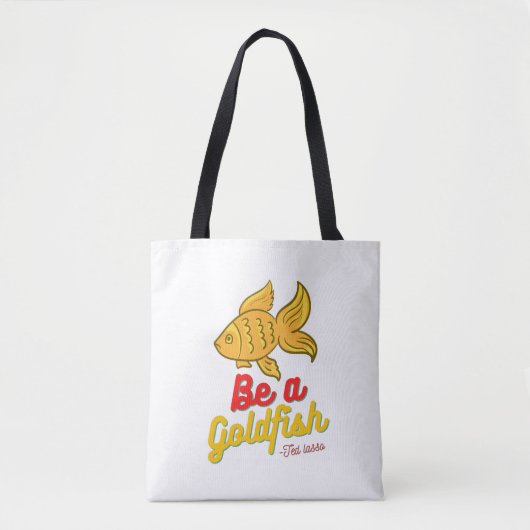 Wees een goudvis tote bag (Voorkant)