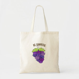 Wees een grafische klusjesbundel van de druiventee tote bag