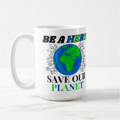 Wees een held Red ons Planet Earth Vrouw Koffiemok (Links)