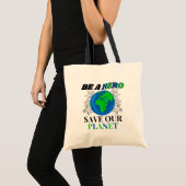 Wees een held Red ons Planet Earth Vrouw Tote Bag (Voorkant (product))