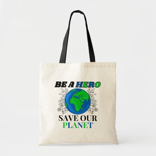 Wees een held Red ons Planet Earth Vrouw Tote Bag (Voorkant)
