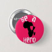 Wees een Hero-Button Ronde Button 5,7 Cm (Voorkant /achterkant)