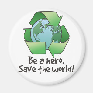 Wees een Hero, Recyclen Magnet